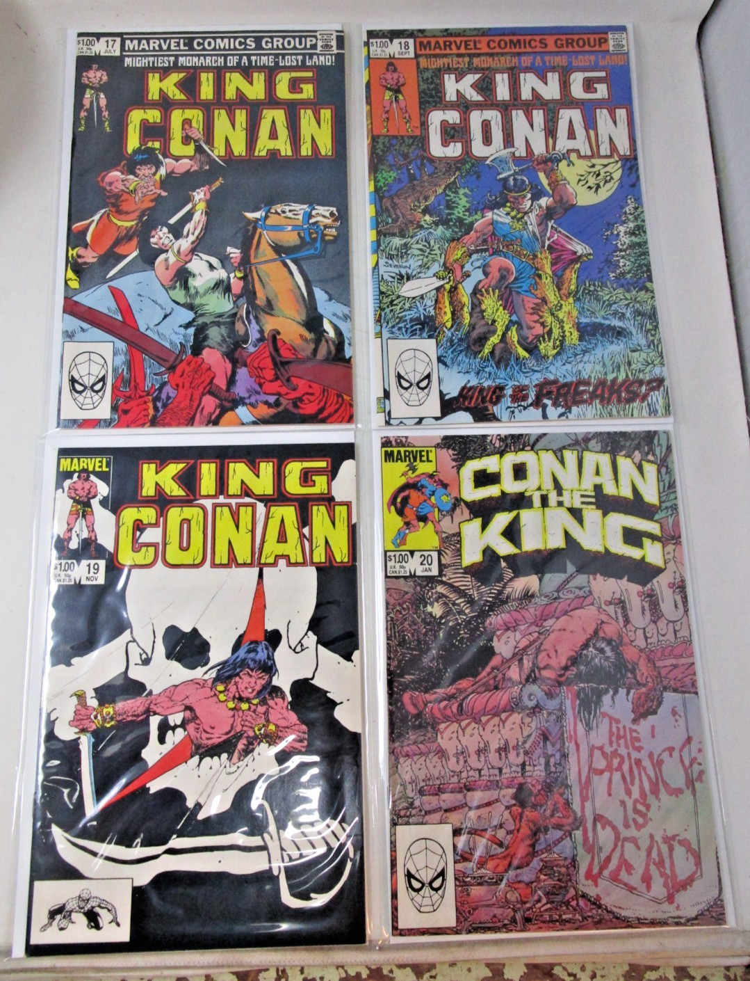 Conan the King #1-55 1980-89 [NM] High Grade Complete Set Marvel Vintage