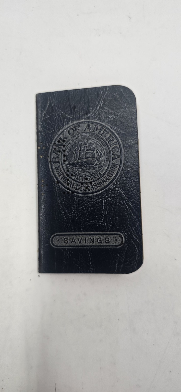 Vintage Bank of America Savings Passbook Booklet Advertising Memorabilia Blue