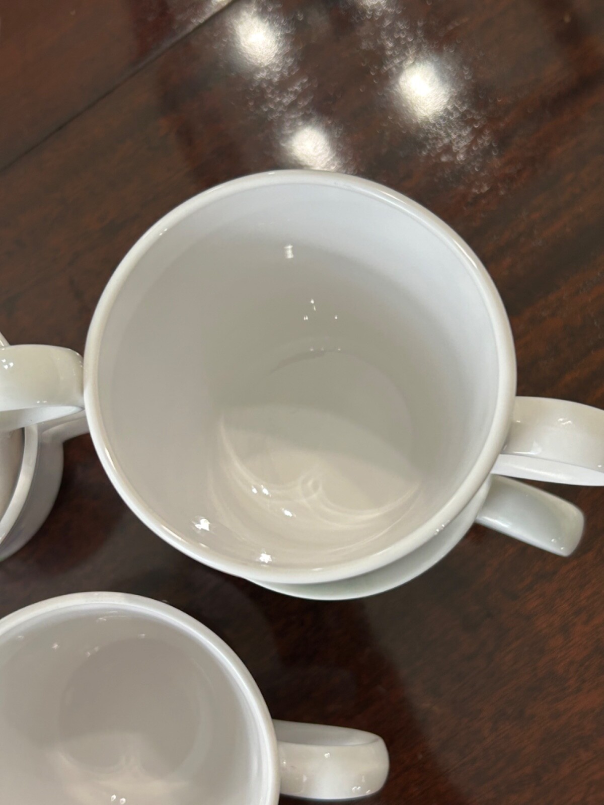 Vintage 1980’s Corning Corelle Shadow Iris Coffee Tea Cups Mugs – Set of 5