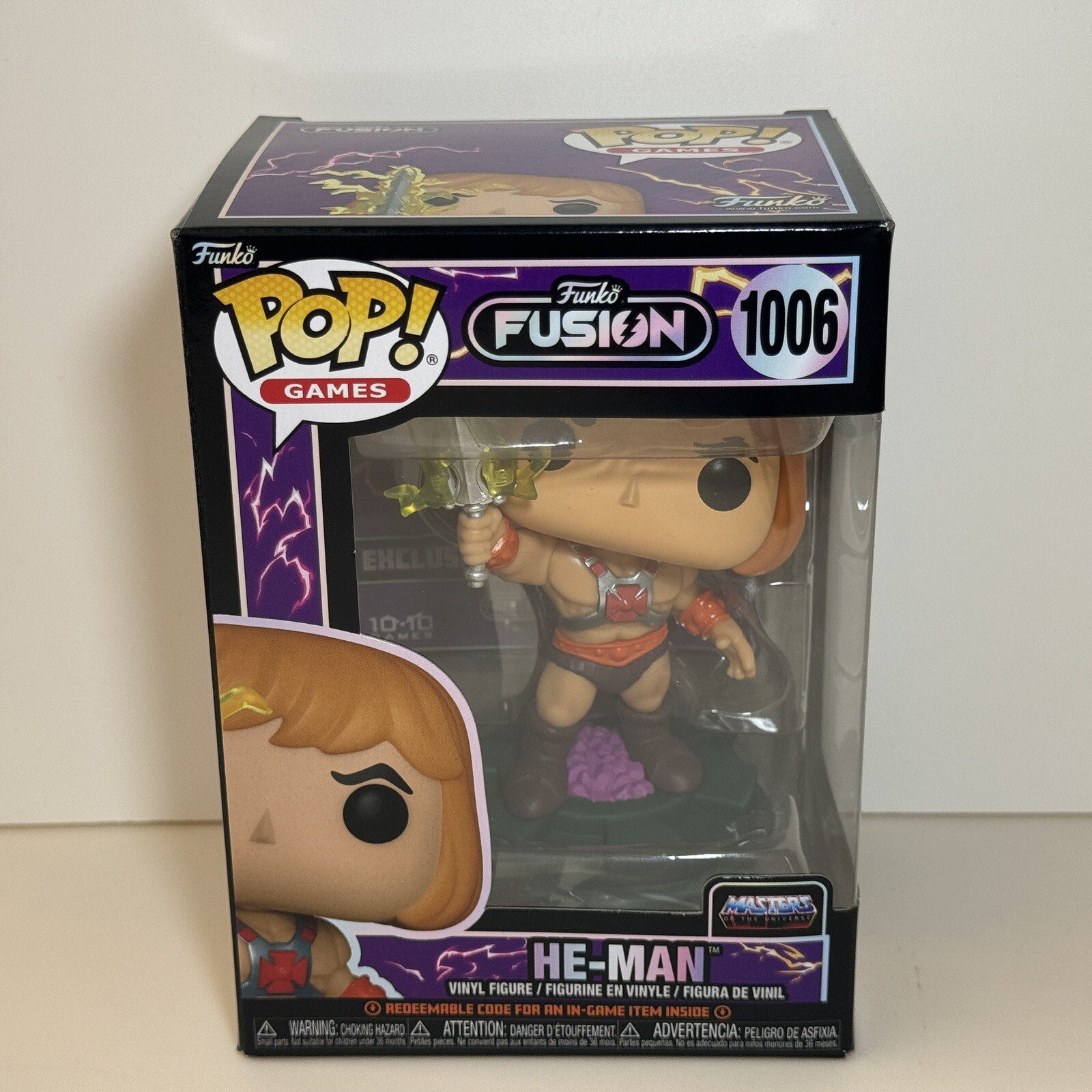 Funko Pop! He-Man #1006 – Games Funko Fusion – with EcoTek Soft Protector