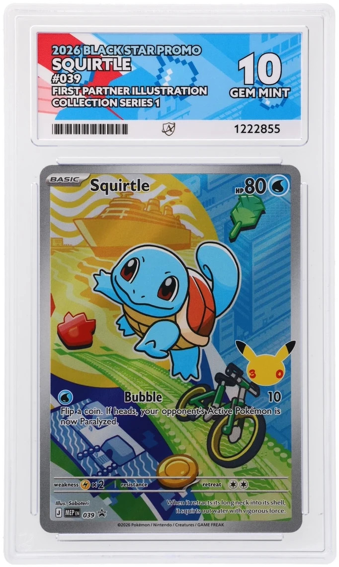 Squirtle 039 First Partner Illustration Collection Promo – ACE 10