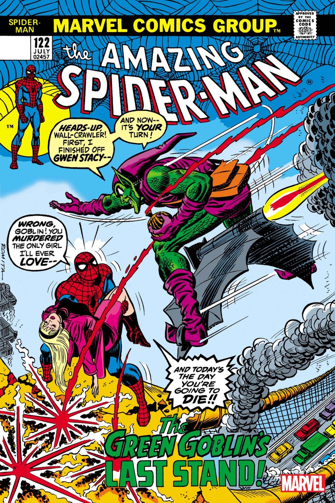 AMAZING SPIDER-MAN #122 NM FACSIMILE EDITION EXCLUSIVE FOIL VARIANT