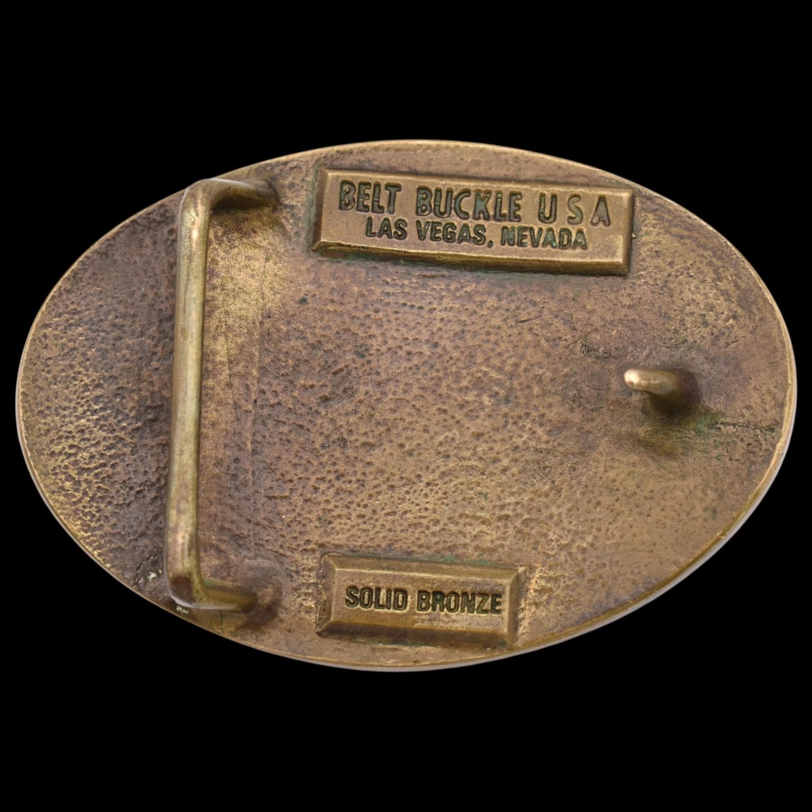 Solid Bronze Morgan Dollar Casting Western Vintage Belt Buckle