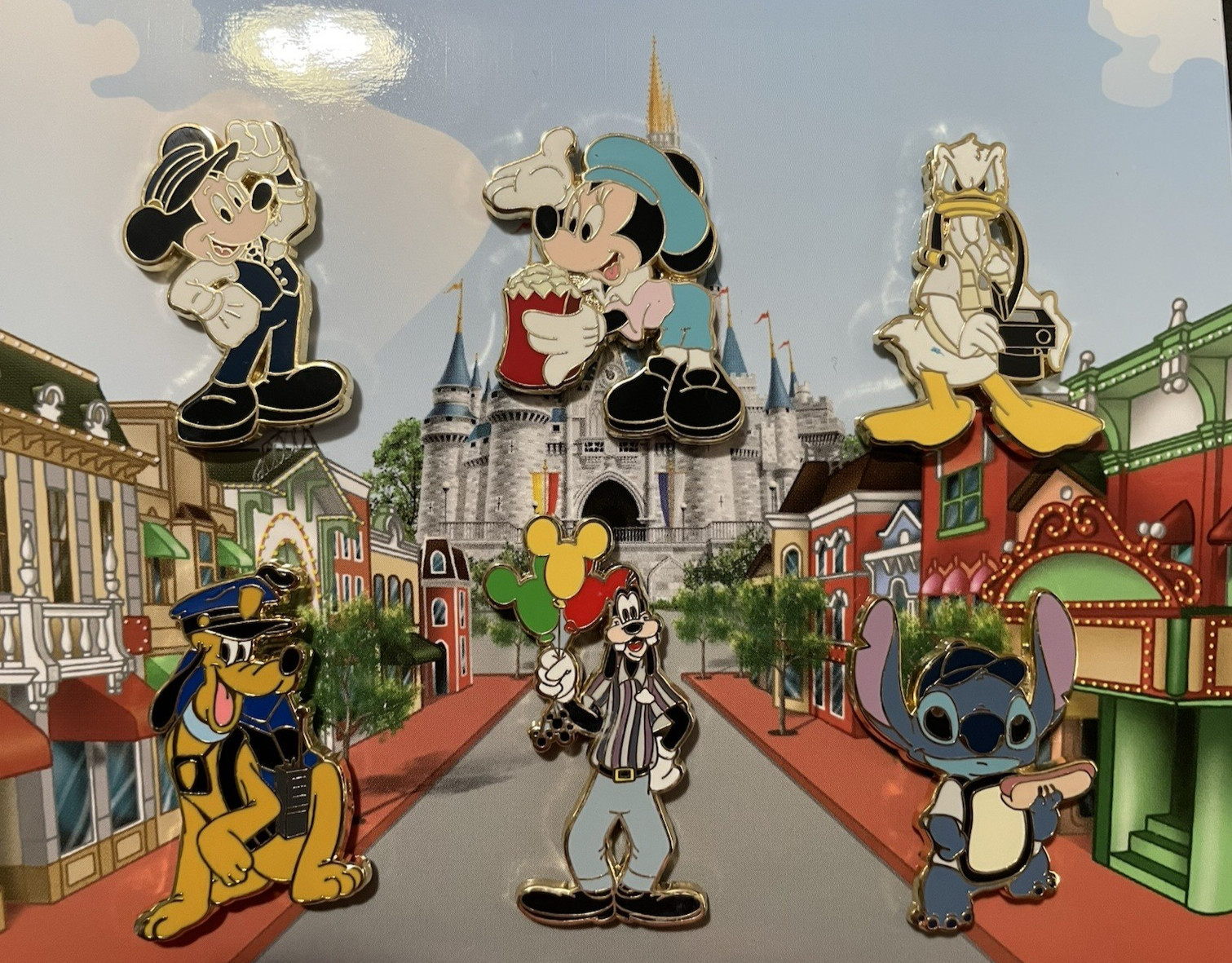 DISNEY – Main Street U.S.A. Area – Boxed Mini 6 SET PINS