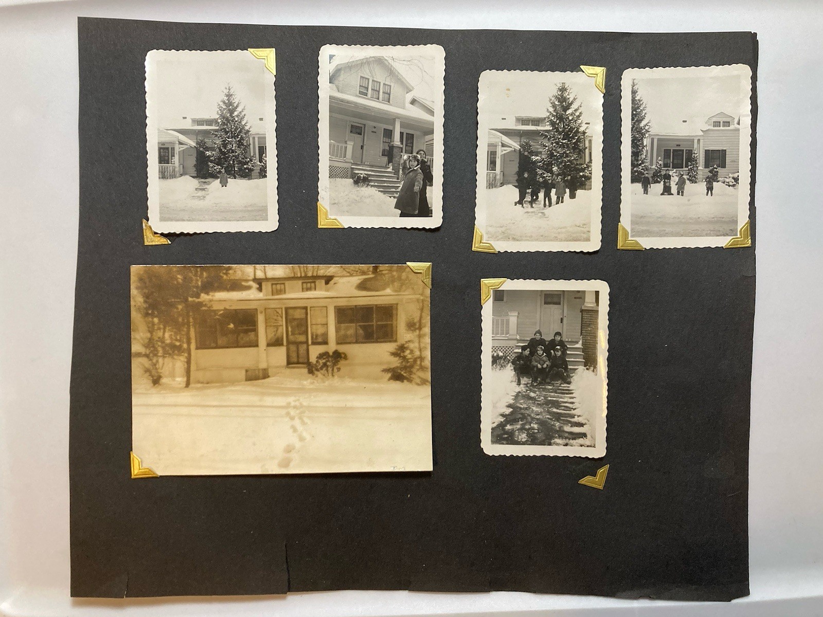 1938 California Near Lake Tahoe “The Endless Winter” Vintage Photos Lot of 6