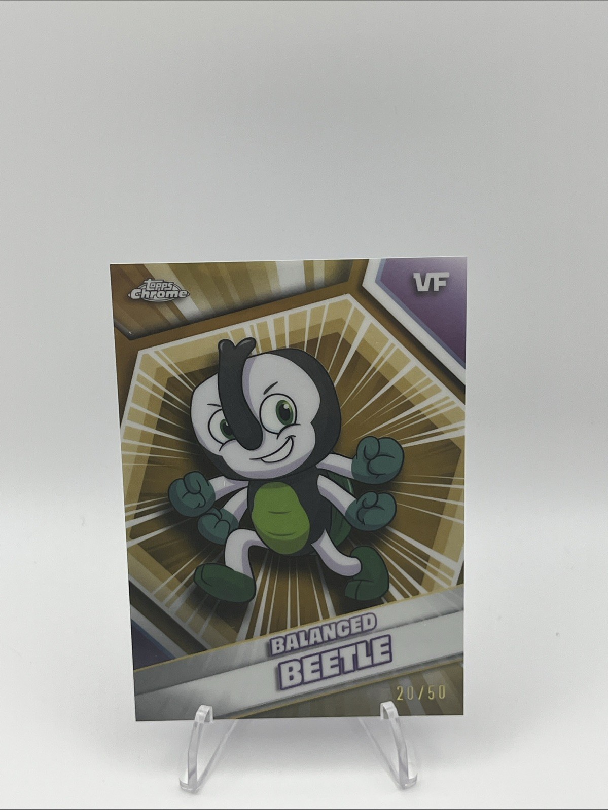 2026 Topps Chrome VeeFriends Balanced Beetle Gold Refractor /50￼