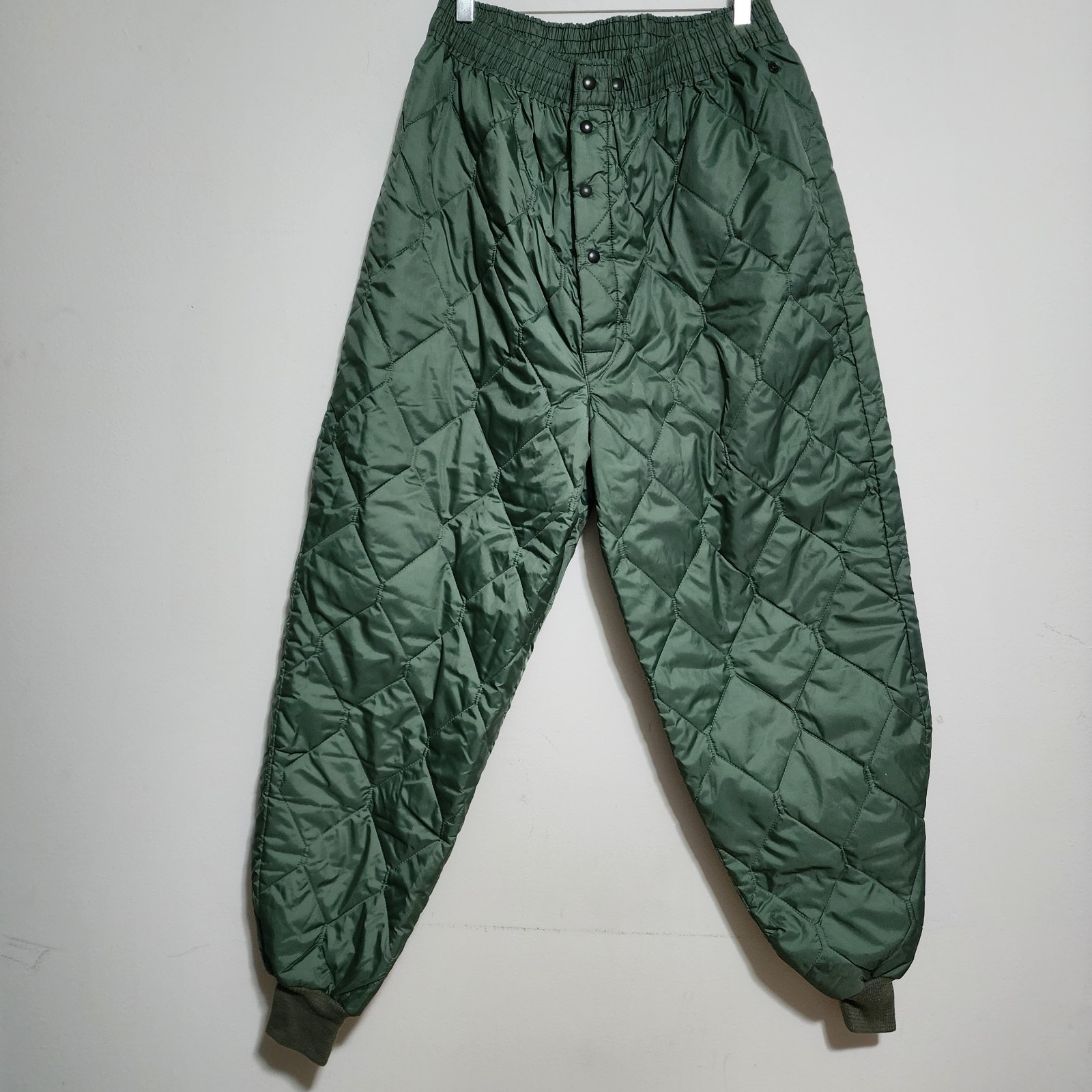 Vintage 1964 Vietnam USAF CWU-9/P Quilted Flight Pants Trousers Liner Large 60s
