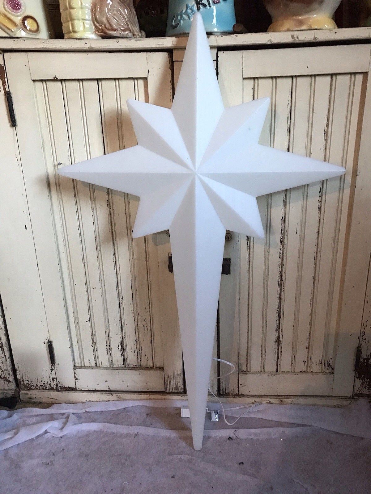 Blow Mold Nativity Star Bethlehem Union Products New Stock 39” PATRIOTIC