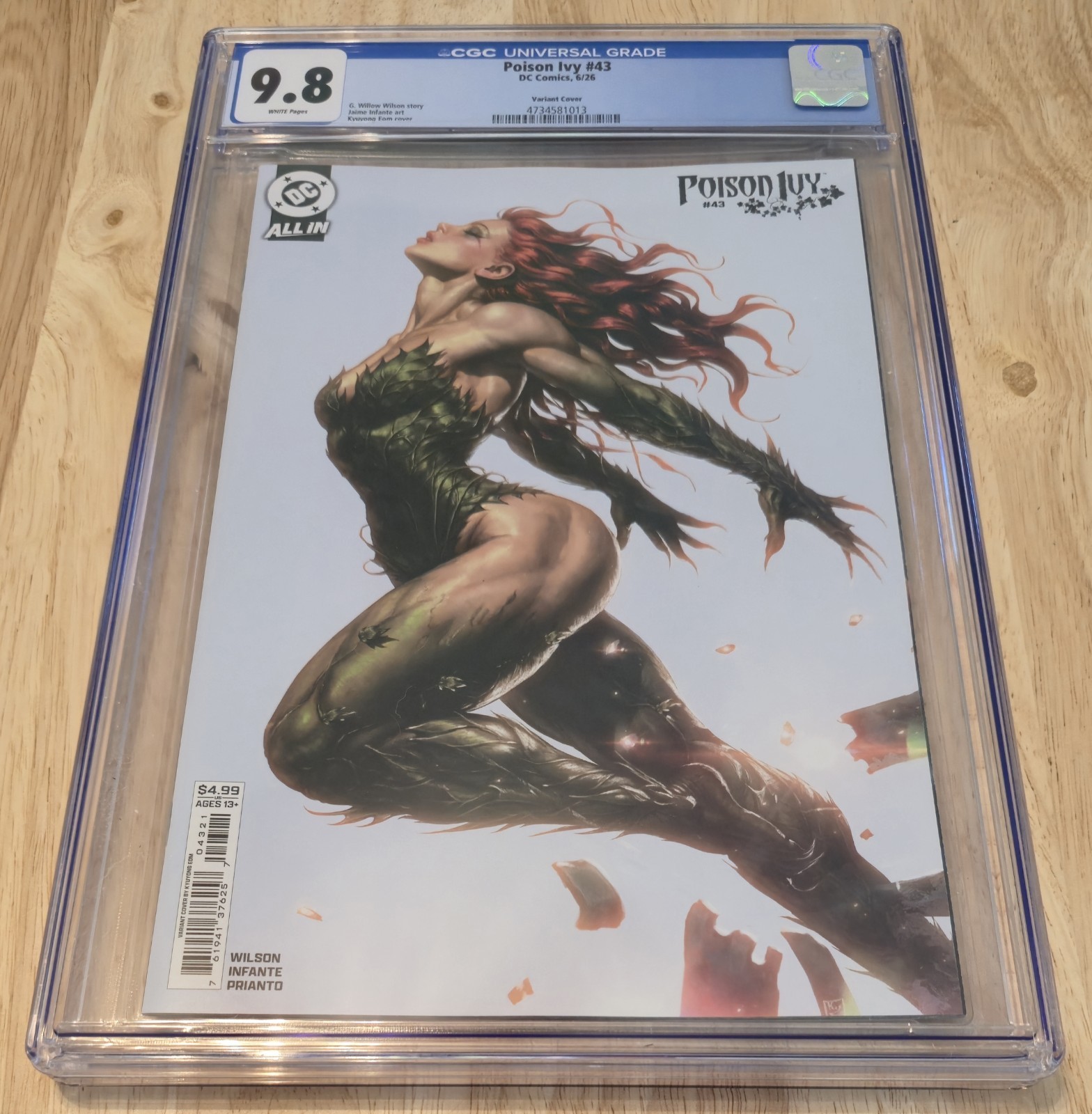 Poison Ivy #43 CGC 9.8 KyuYong Eom Variant Cover DC G Willow Wilson