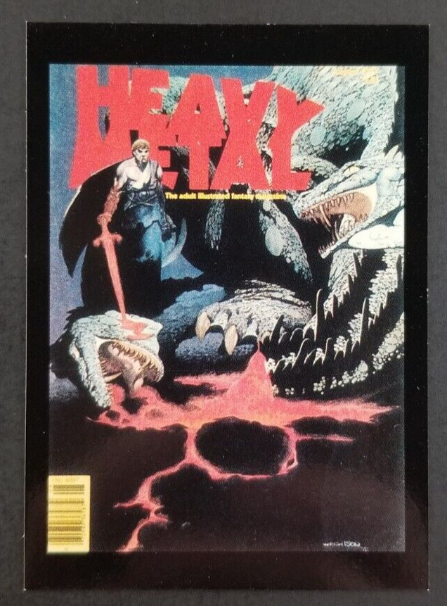 Heavy Metal 1991 Fantasy Horror Sci-Fi Comic Images Card #5 (NM)