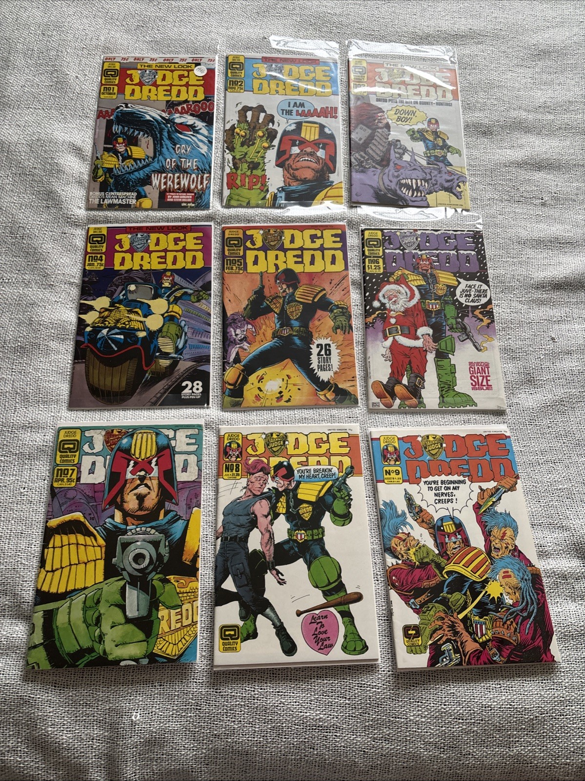 JUDGE DREDD #1-77 Complete Set/Run 1986:Overall VF/NM see listing MOVIE COMING!