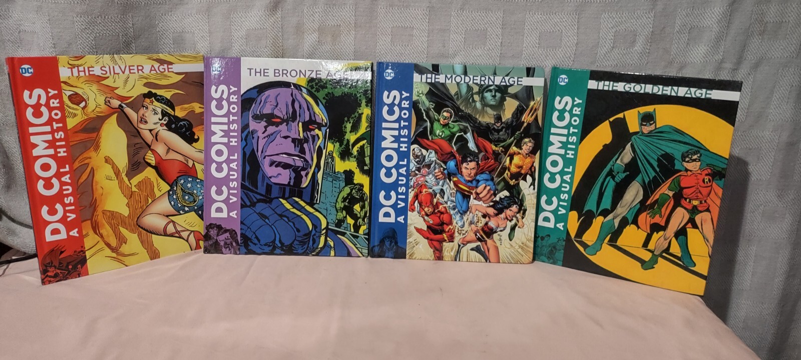 Dc Comics A Visual History 2017 4 Book Set