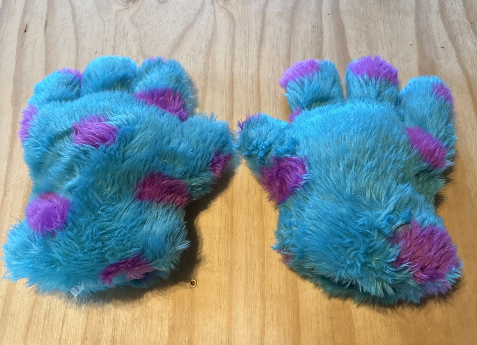 Disney Pixar Monsters Inc SULLEY Sully Scare Gloves Plush Claws 2020 Cosplay