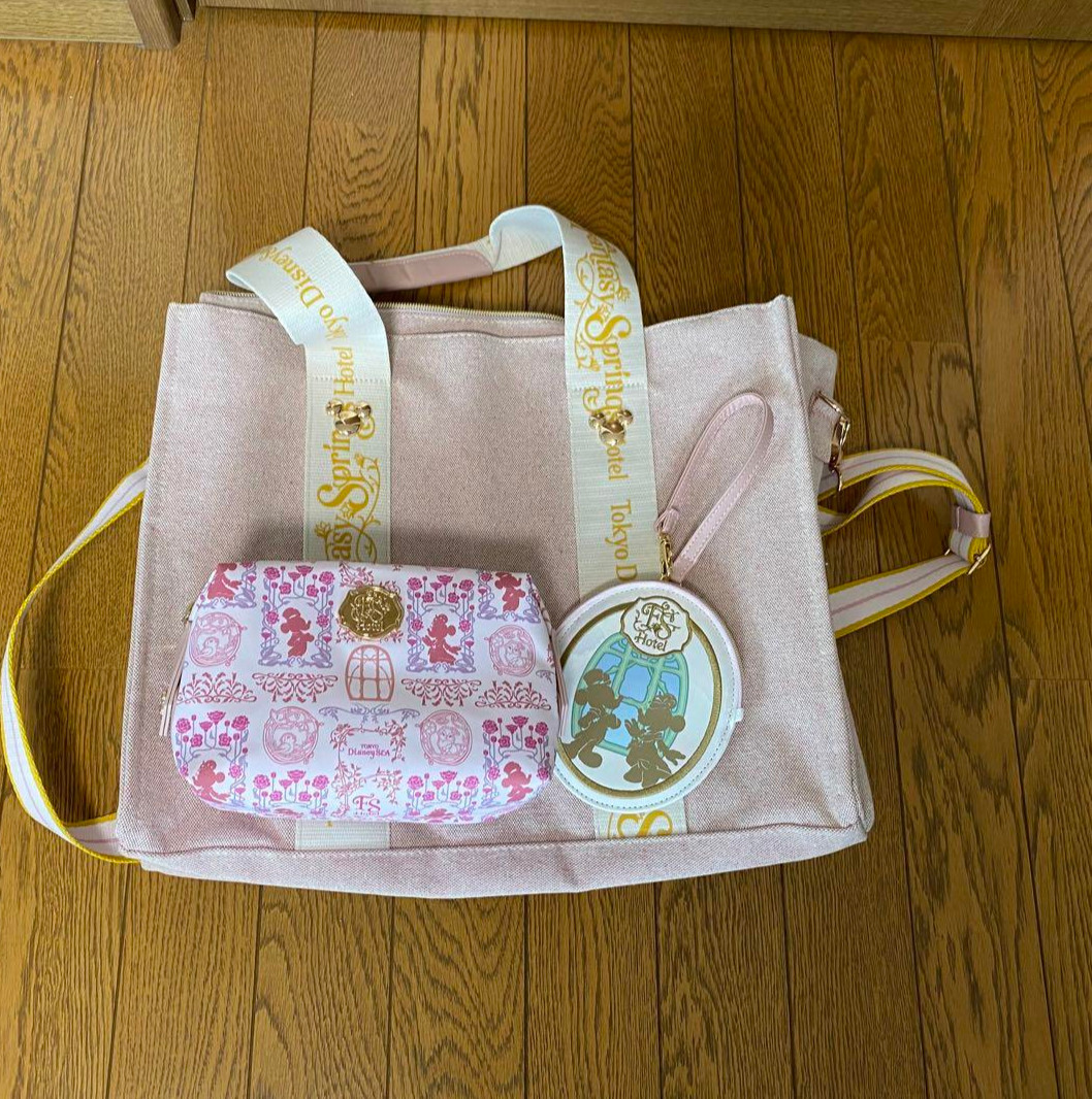 Tokyo Disney Resort Fantasy Springs Hotel Limited Tote Bag for Hotel Guests New