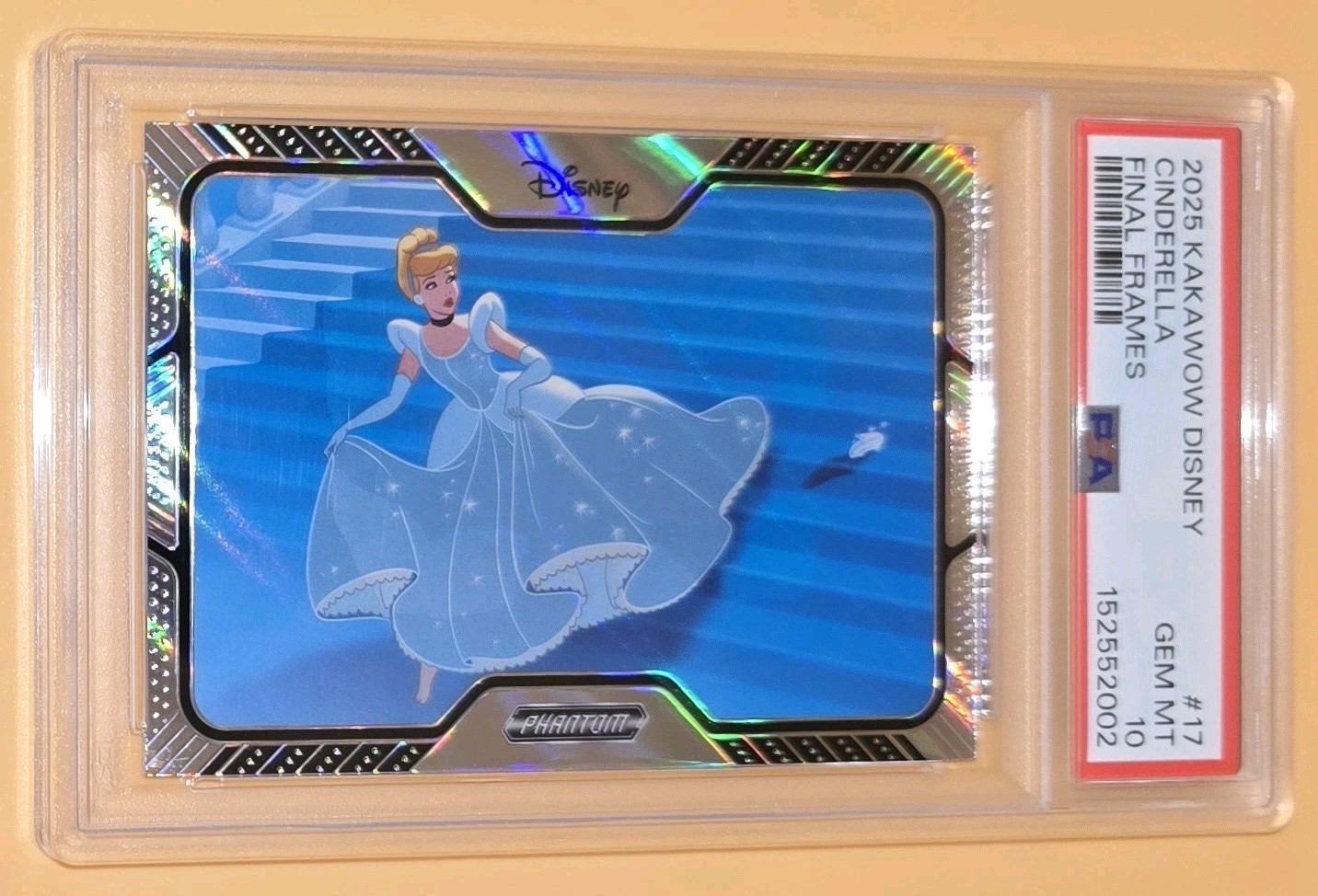 Cinderella PSA 10 Low Pop Final Frames 2025 Kakawow Disney Phantom #PD-F-17 Card