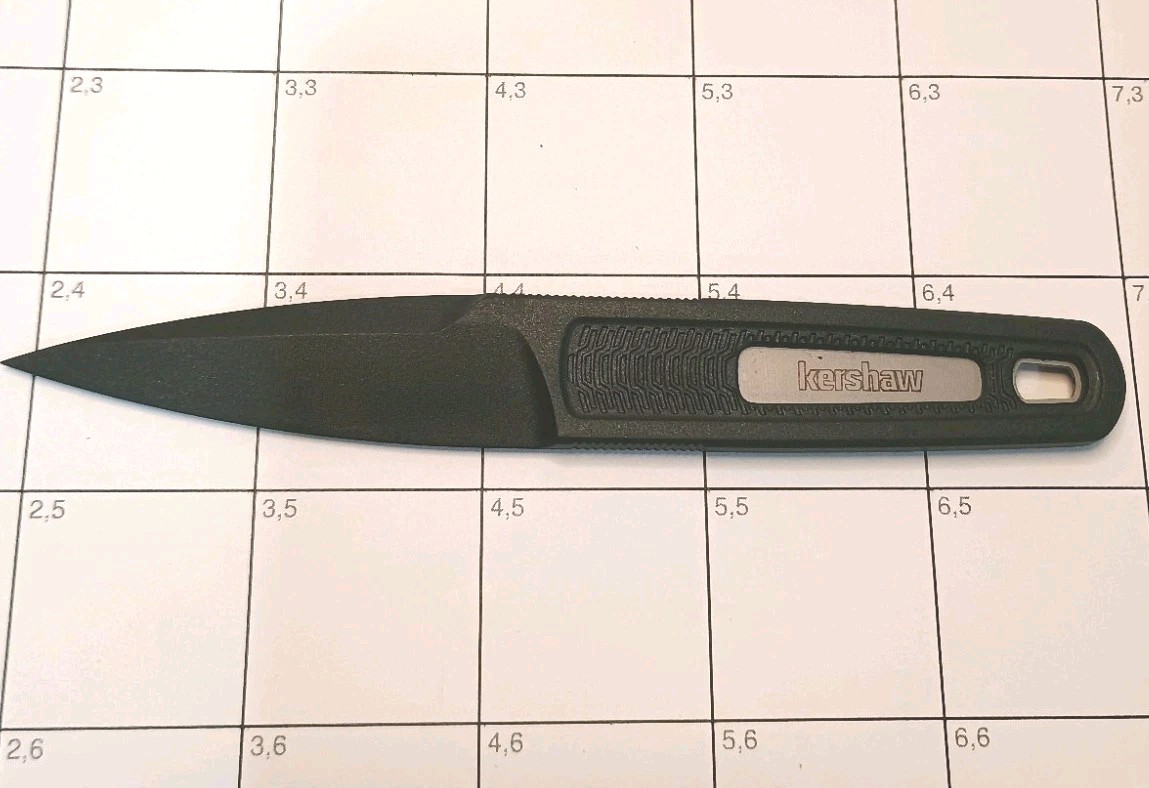 Kershaw 1396 Electron RARE Fixed Blade Dagger Non-Metallic Discontinued NOS