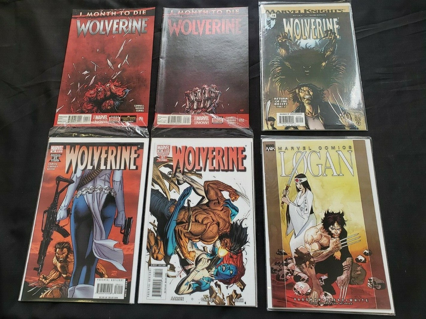 WOLVERINE 6PC (VF/NM) ONE MONTH TO DIE, THE LAST WOLVERINE STORY 2004-14