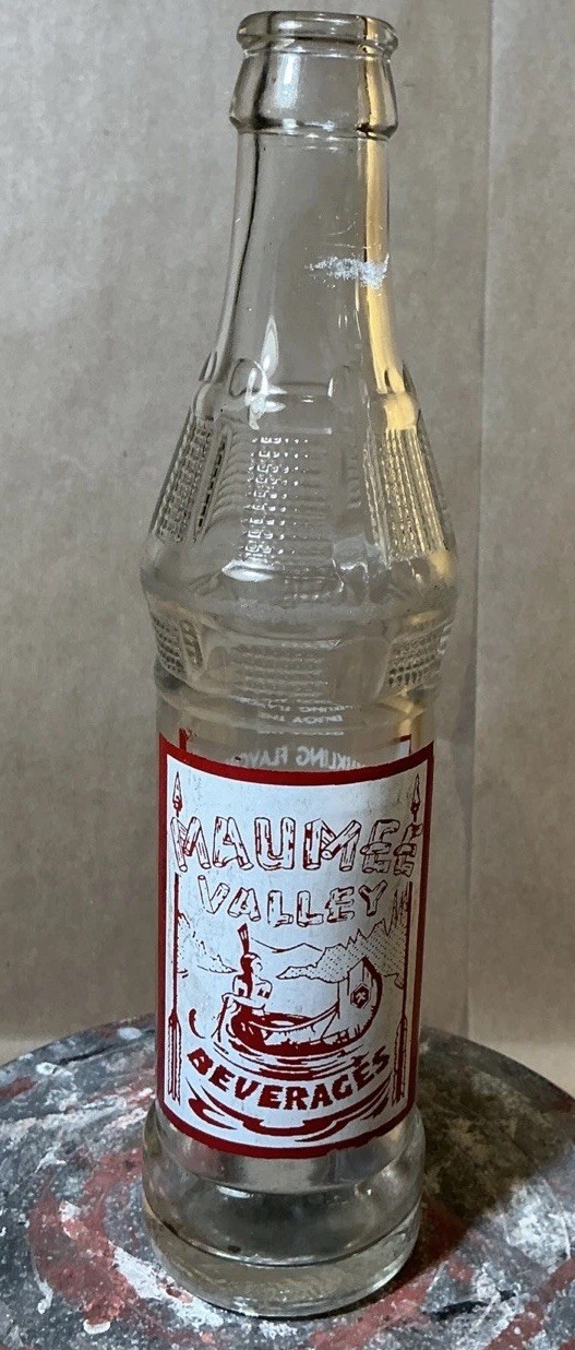 Maumee Valley Beverages Vintage Soda Pop Bottle Pyro ACL INV-MCA03