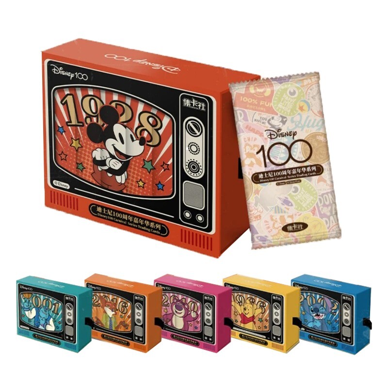 Card Fun 2023 Disney 100 Carnival Series Trading Hobby Sealed Randomly 1 Box New