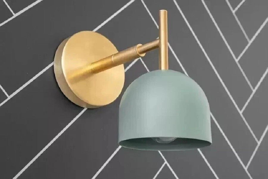 Handmade Stilnovo Style Brass Sputnik Wall Lamp Mid Century Italian Sconce Gift