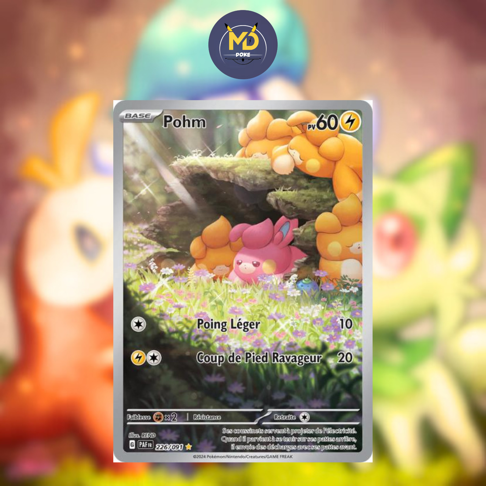 French Pokemon Card – Pohm 226/091 – Destinies of Paldea