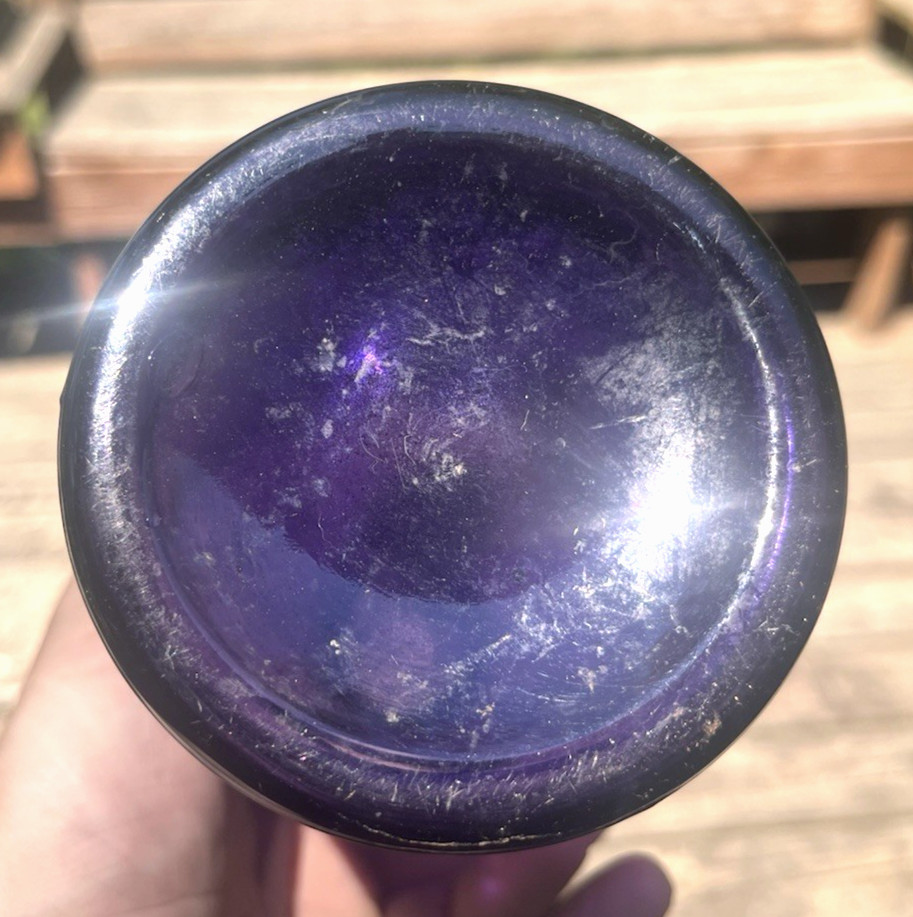 NICE AMETHYST QUART WHISKEY STOLL & CO DISTILLERS LEXINGTON, KY 1890’S ERA L@@K