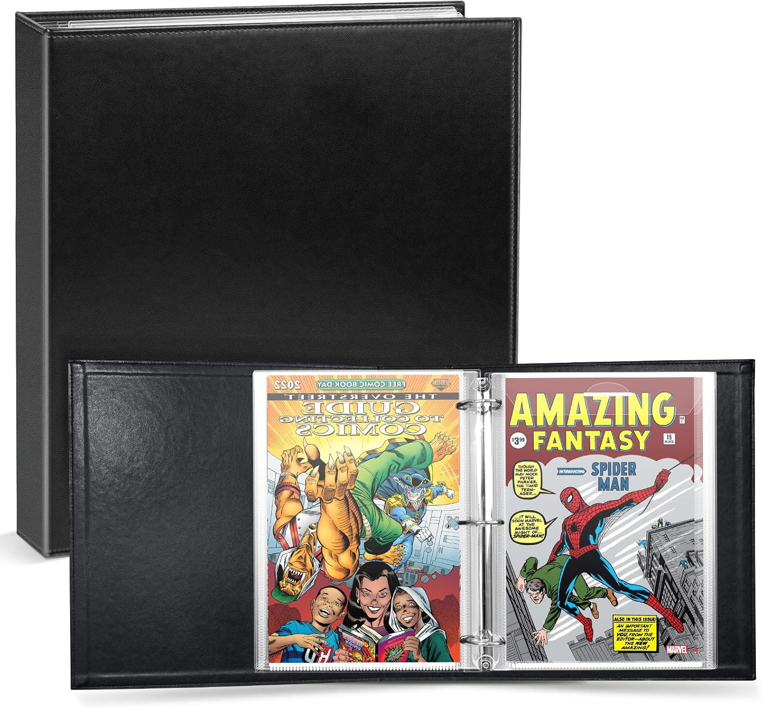 Comic Book Storage Album, Comic Book Binder – for Current, Silver Age, Regular C