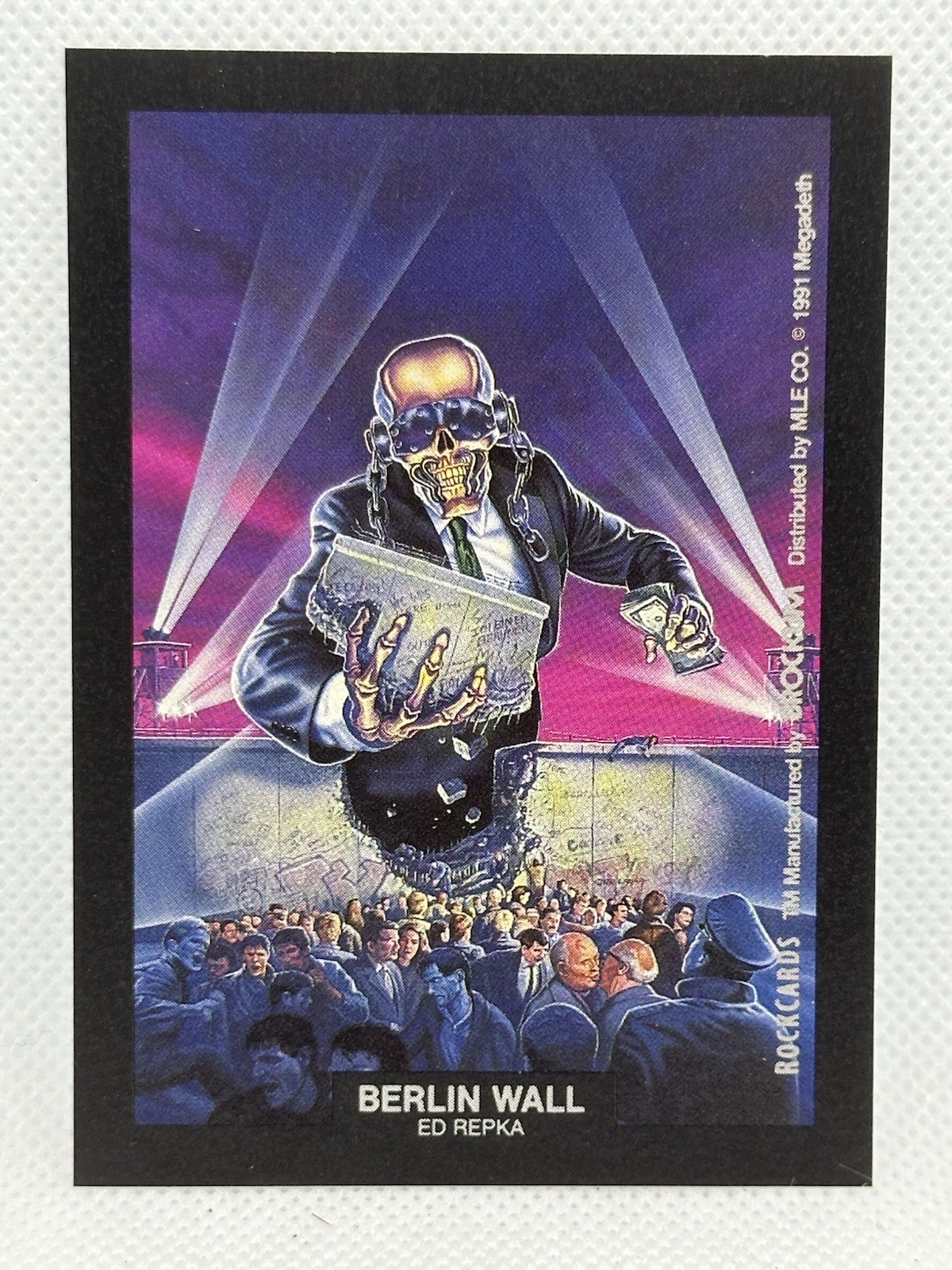 1991 BROCKUM ROCK CARDS COMPLETE INSERT SET OF 18 ART STICKERS PACK FRESH!🔥