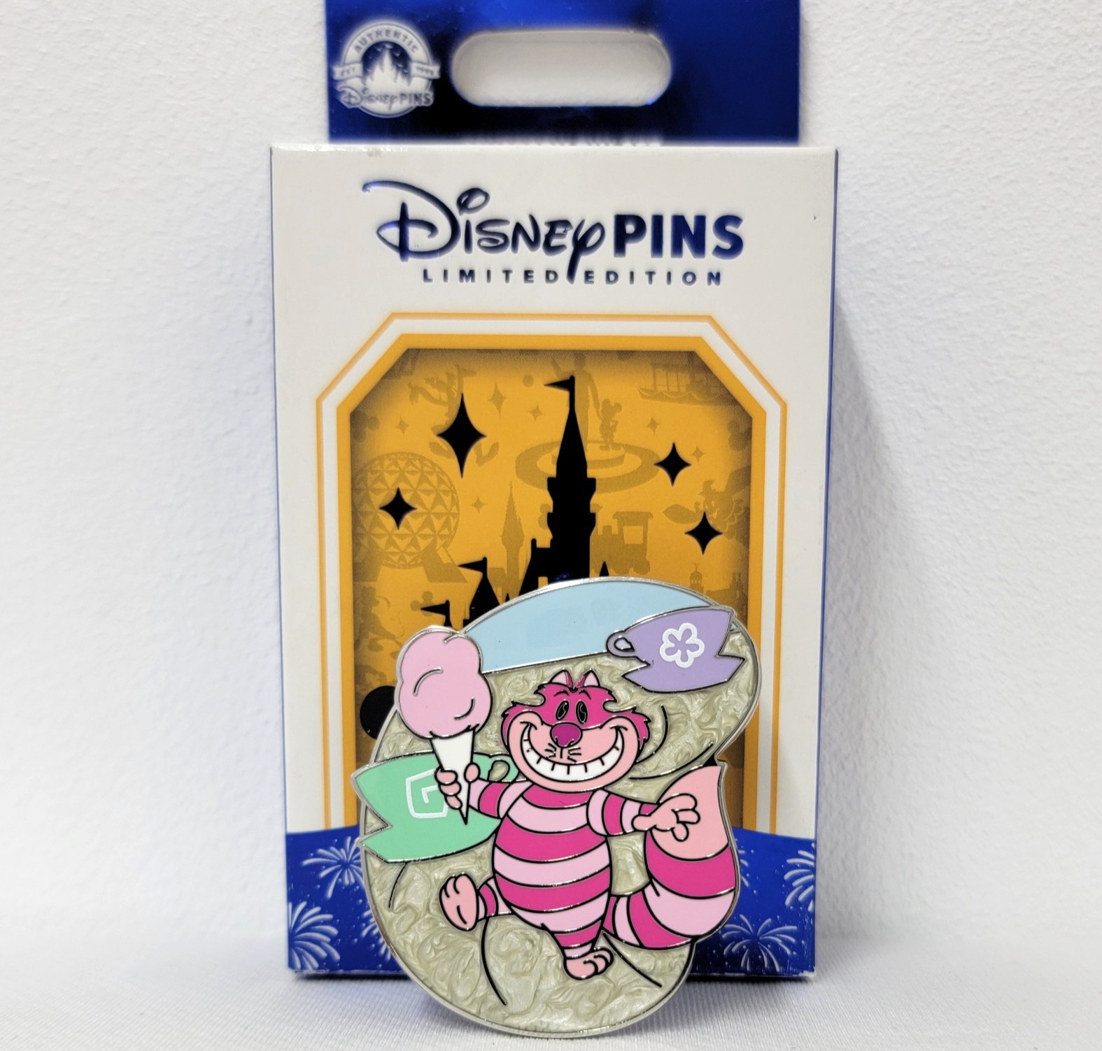 Disney D23 Expo 2024 Ultimate Fan Event Joy in Our Parks Cheshire Mystery Pin