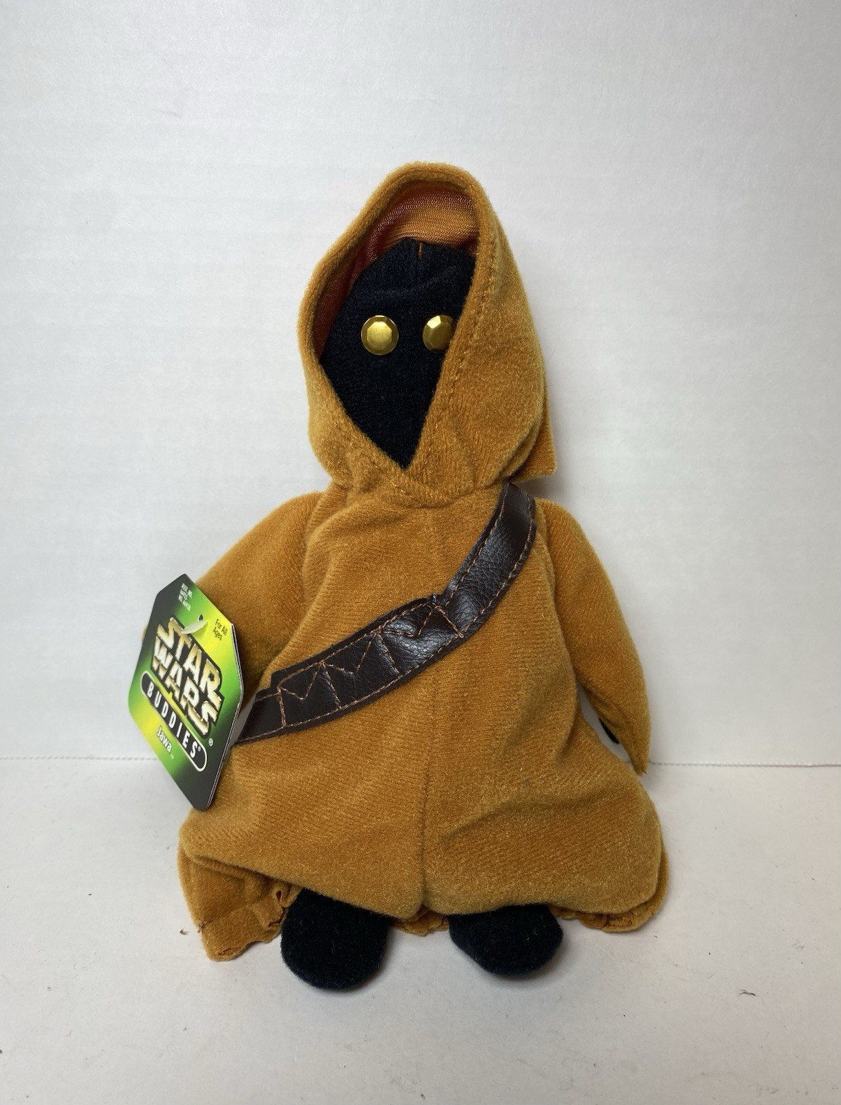 Star Wars Buddies Jawa Beanie Plush With Tag 7” Kenner 1997