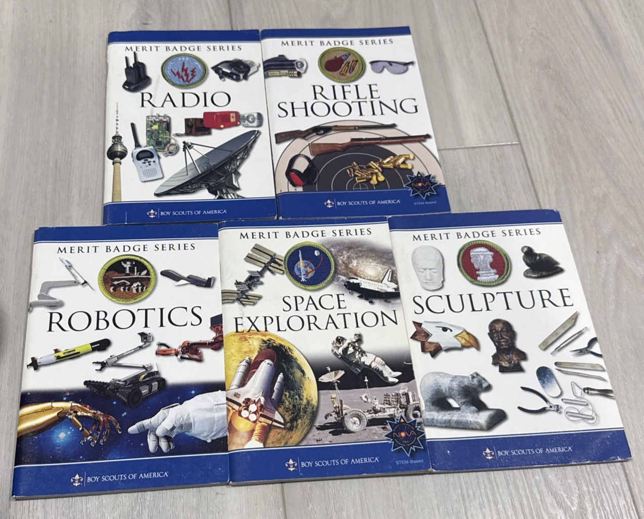Boy Scouts Of America BSA Merit Badge Series Books 2010-2019 SET OF 5