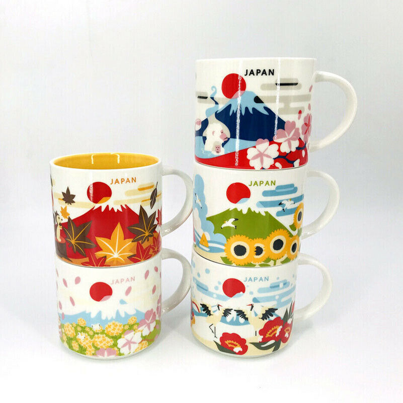 Starbucks Mt. Fuji, Japan Spring, Summer, Fall, Winter ‘You Are Here’ Coffee Mug