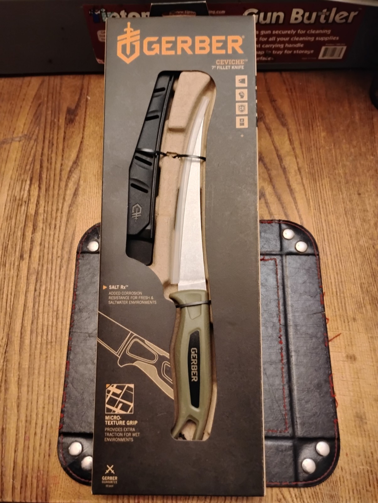 Gerber Ceviche Fillet knife 7.1″ Stainless Stainless Salt-RX Blade + Sheath
