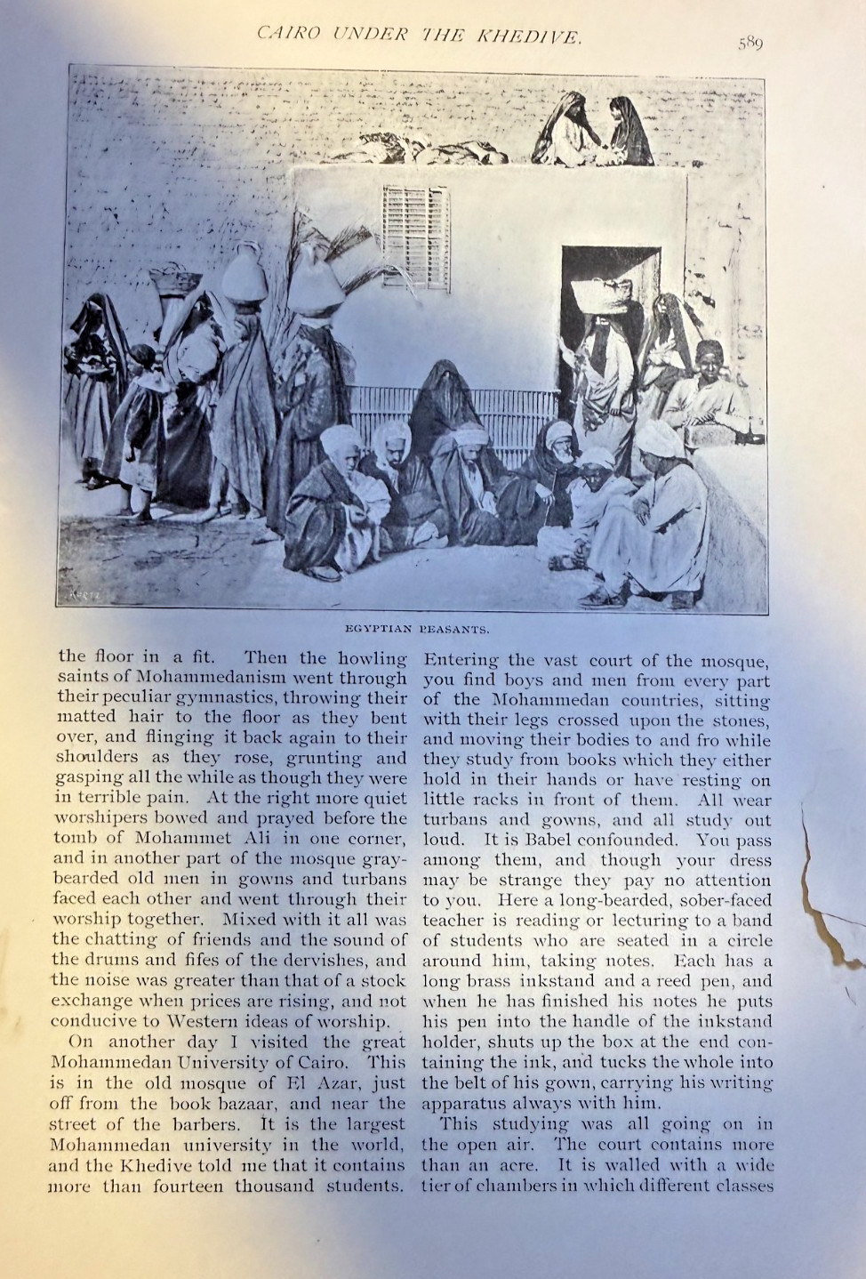 1889 Egypt Cairo Under the Khedive illustrated