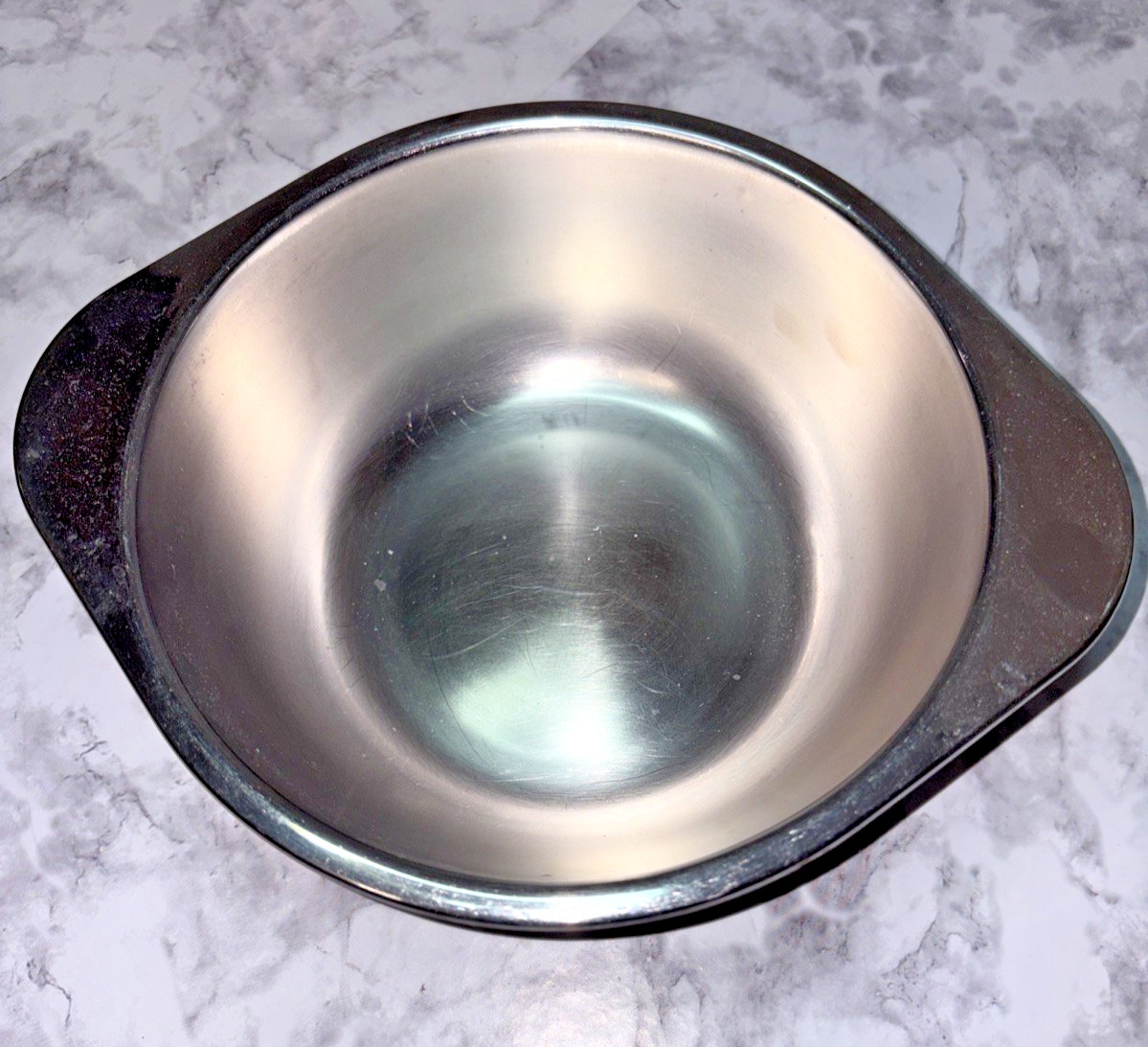 VTG Revere Ware Stainless 2 & 3 Qt Double Boiler Insert Bowl 7-1/4″ Diameter
