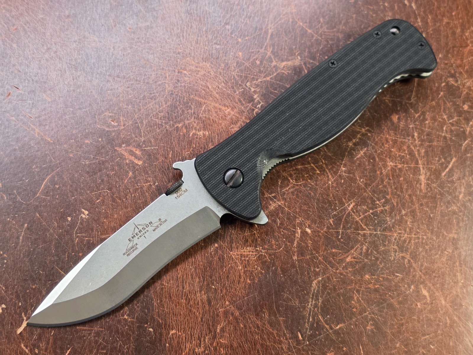 Emerson Knives • Roughneck SF Flipper • G10 • 154CM • Serial No. 0002