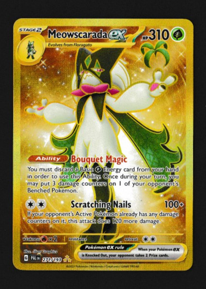 Meowscarada ex Hyper Rare SV02: Paldea Evolved 271/193 NM