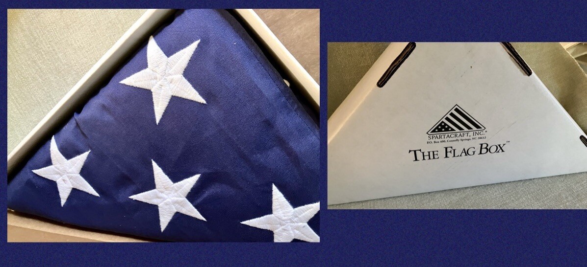 Spartacraft Cotton Embroidered Memorial American Flag 2 Solid Brass Grommets USA