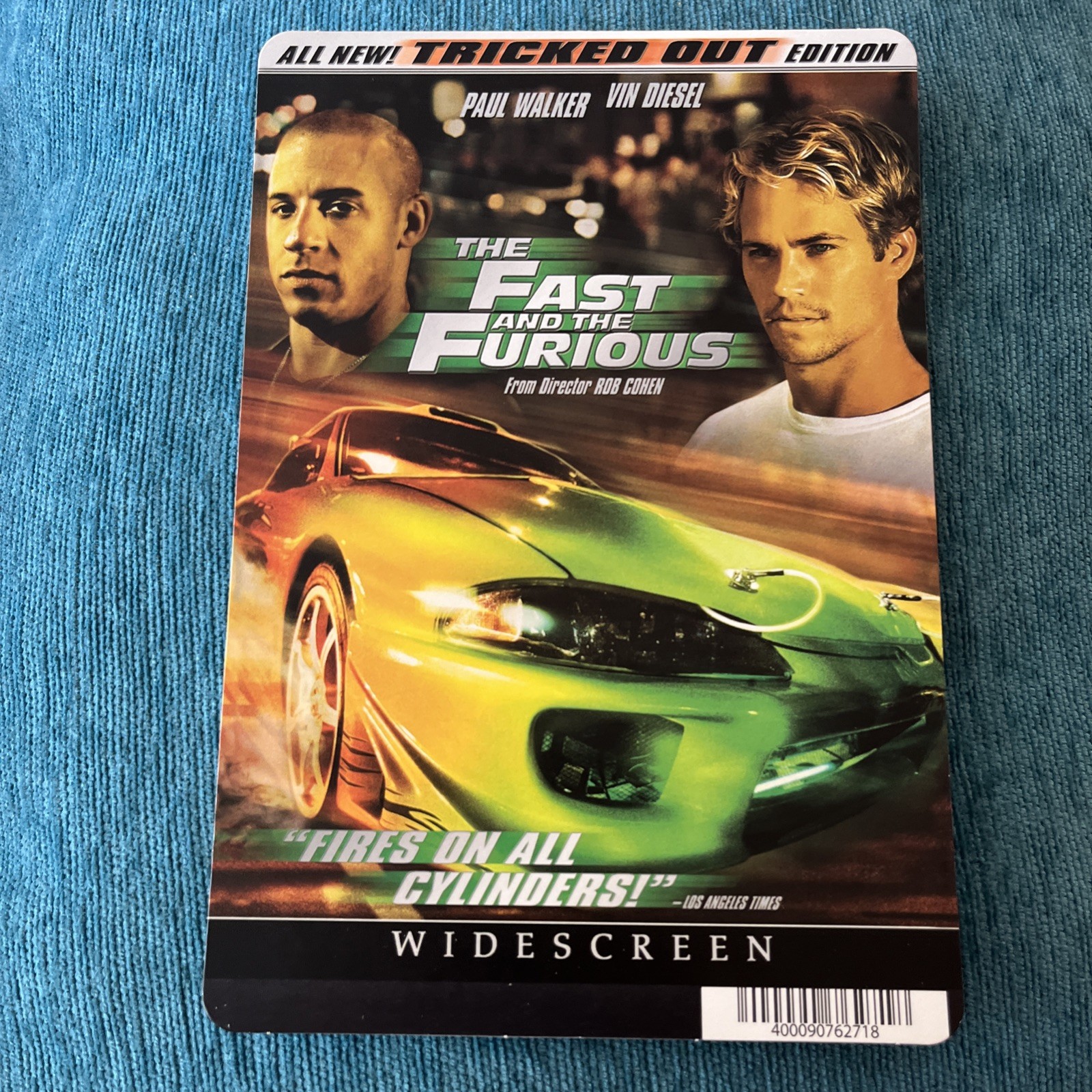 Blockbuster Movie Backer Card Mini Poster 5.5” x 8” The Fast And The Furious
