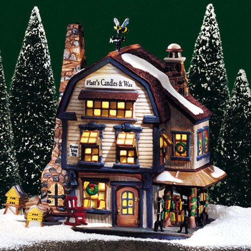 Dept 56 Platt’s Candles & Wax New England Village 56614