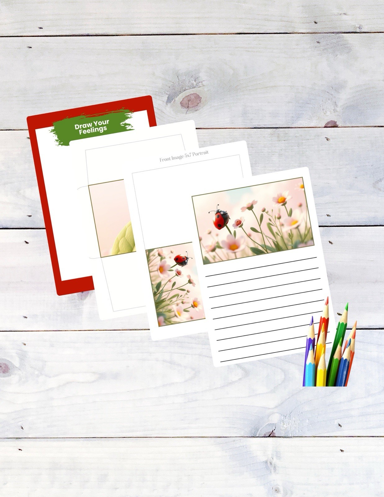 Open When Sad Letters Printable Digita Kit Kids Emotions Journal Activities PDF