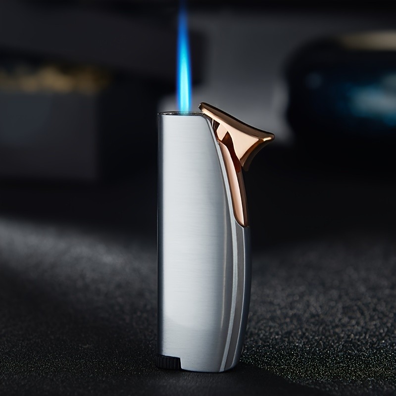 2x Compact & Refillable Butane Lighter Set – Perfect for BBQs, Camping, and More
