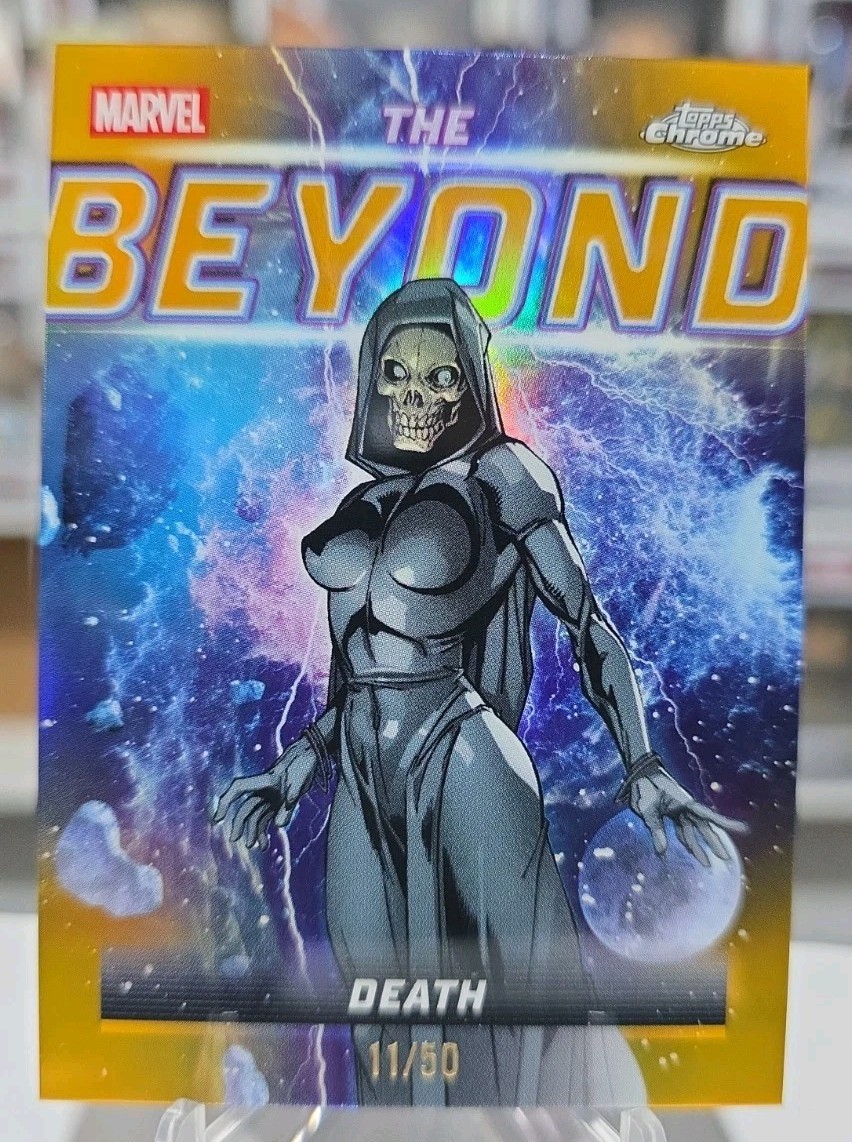 2026 Topps Chrome Marvel -The Beyond- Death TB-20 Gold 11/50