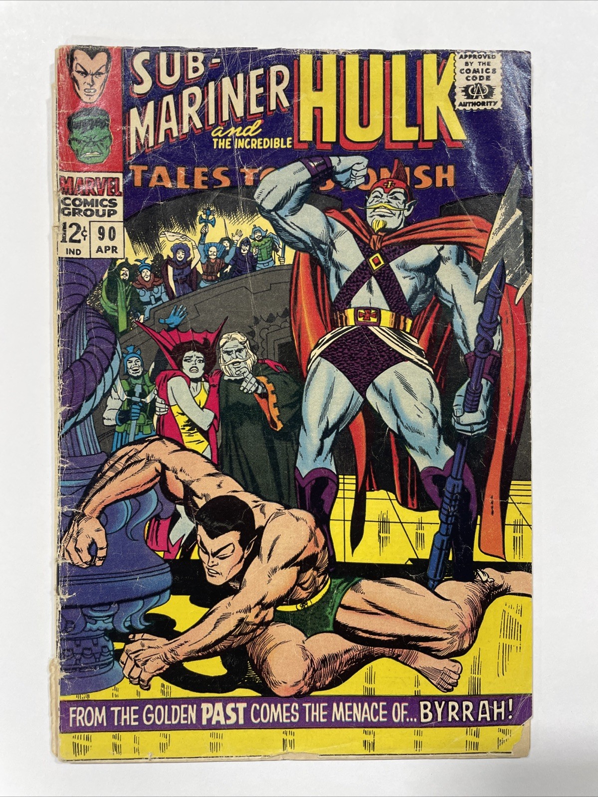 Tales To Astonish 90 Good+ Gd+ 2.5 Marvel 1967 1st Appearance Abomination