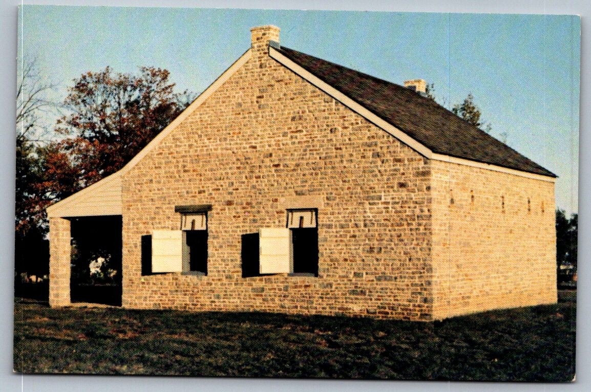 Postcard 1970s Fort Scott, KS Post Guardhouse