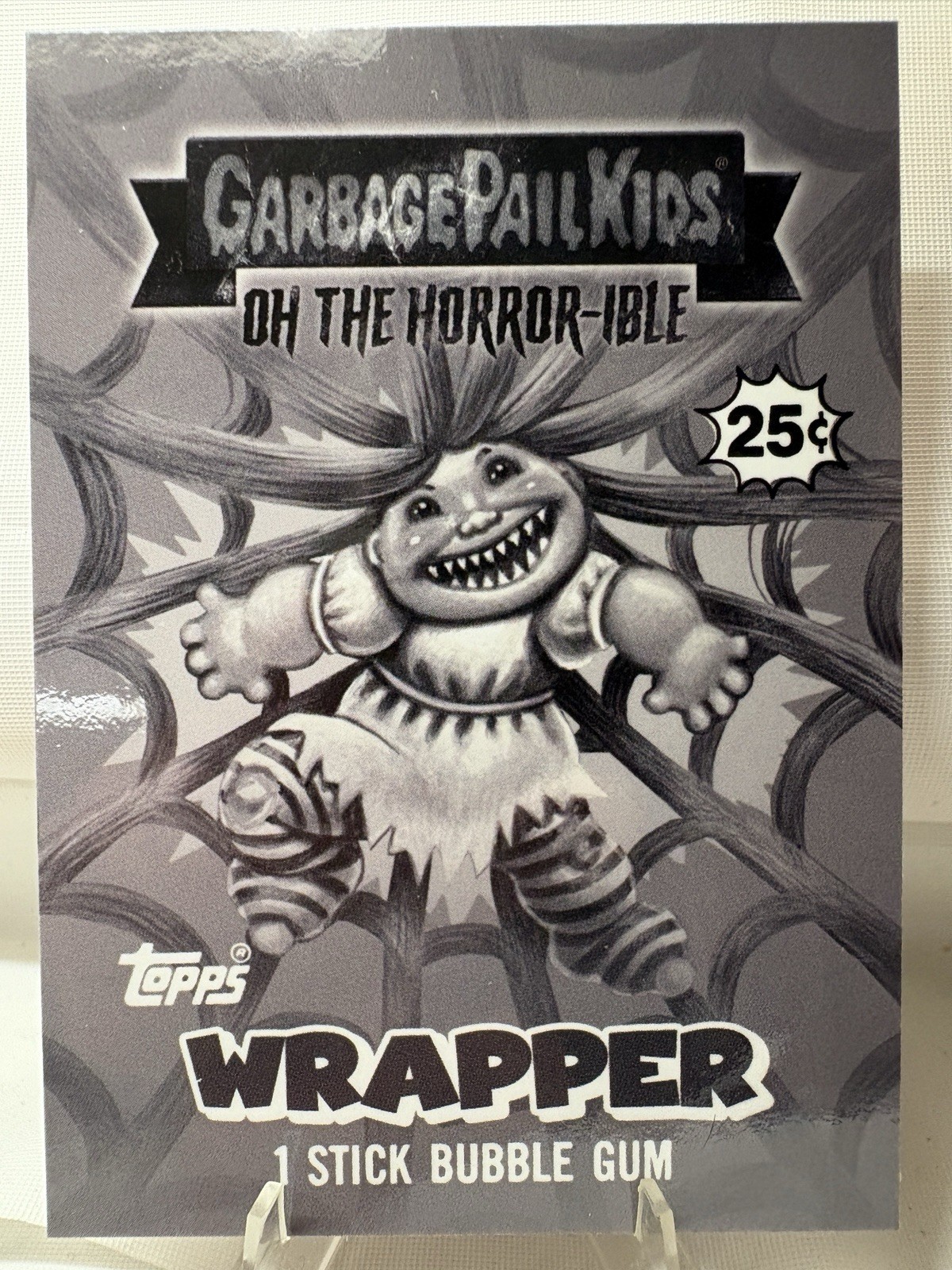 2024 Topps Garbage Pail Kids GPK Oh The Horrible Horror-ible Wrapper Card #2