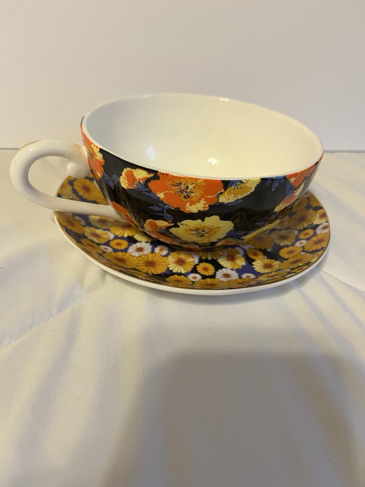 T2 Floral Fine Bone China Cup And Saucer