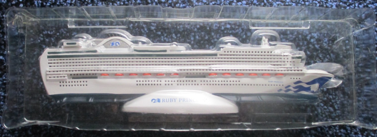 Princess Cruises Ruby Princess Resin Ship Model 12″ – NIB