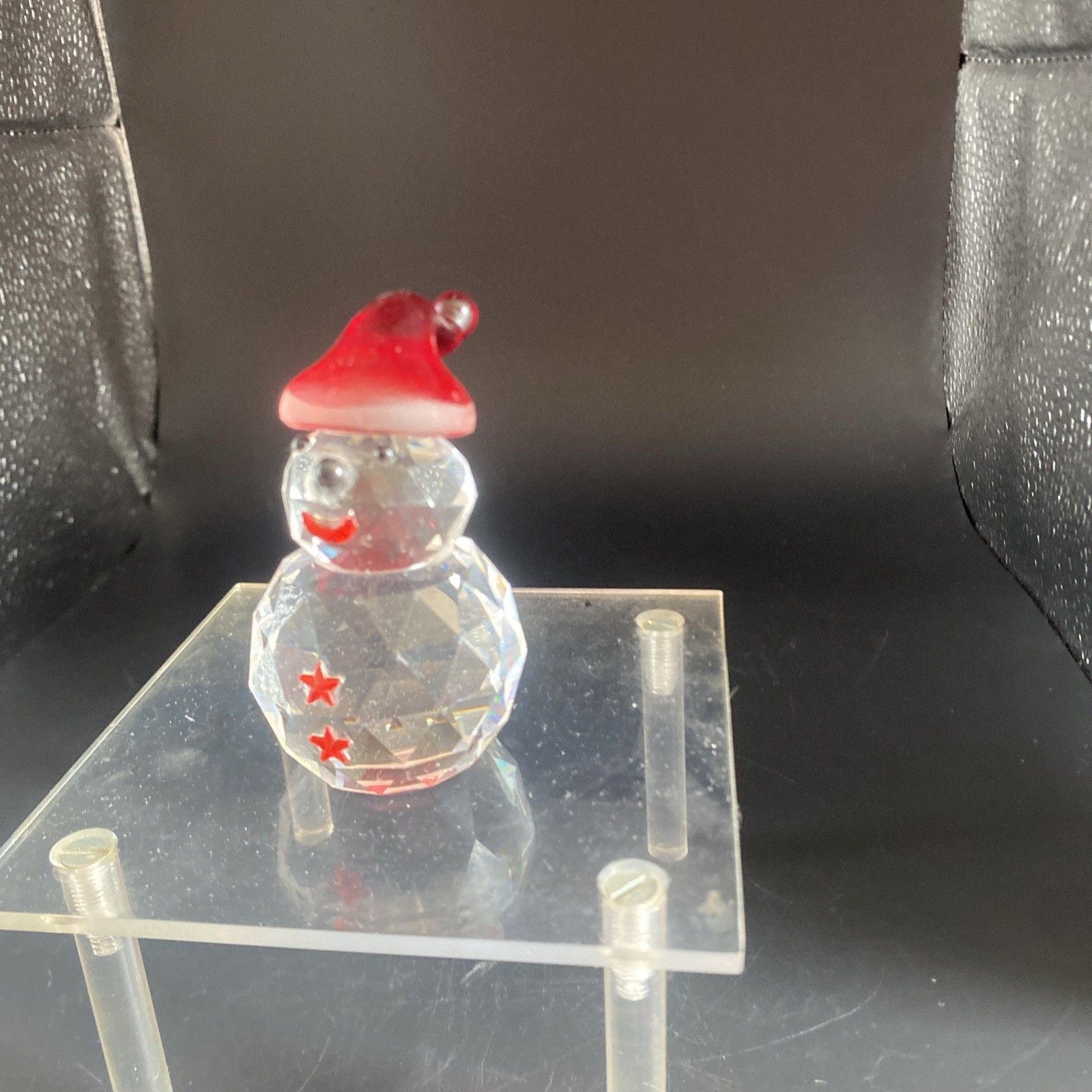 Frosty The Snowman Frosted Santa Hat Paperweight Decoration Christmas