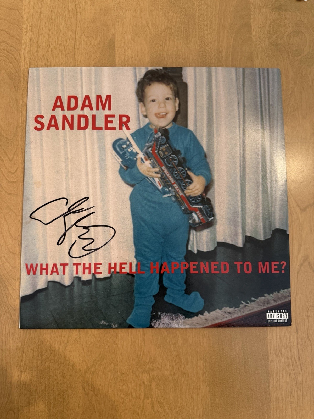 ADAM SANDLER SIGNED WHAT THE HELL HAPPENED TO ME? LP VINYL RECORD RSD +JSA COA